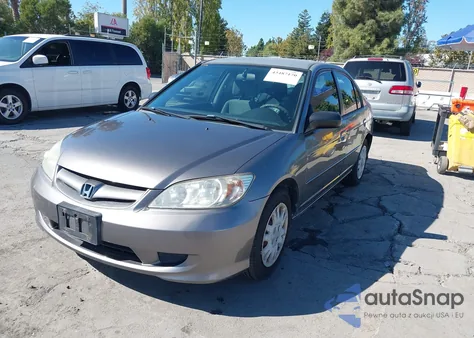 2004 Honda Civic Lx from USA, damaged, VIN 2HGES165X4H555890